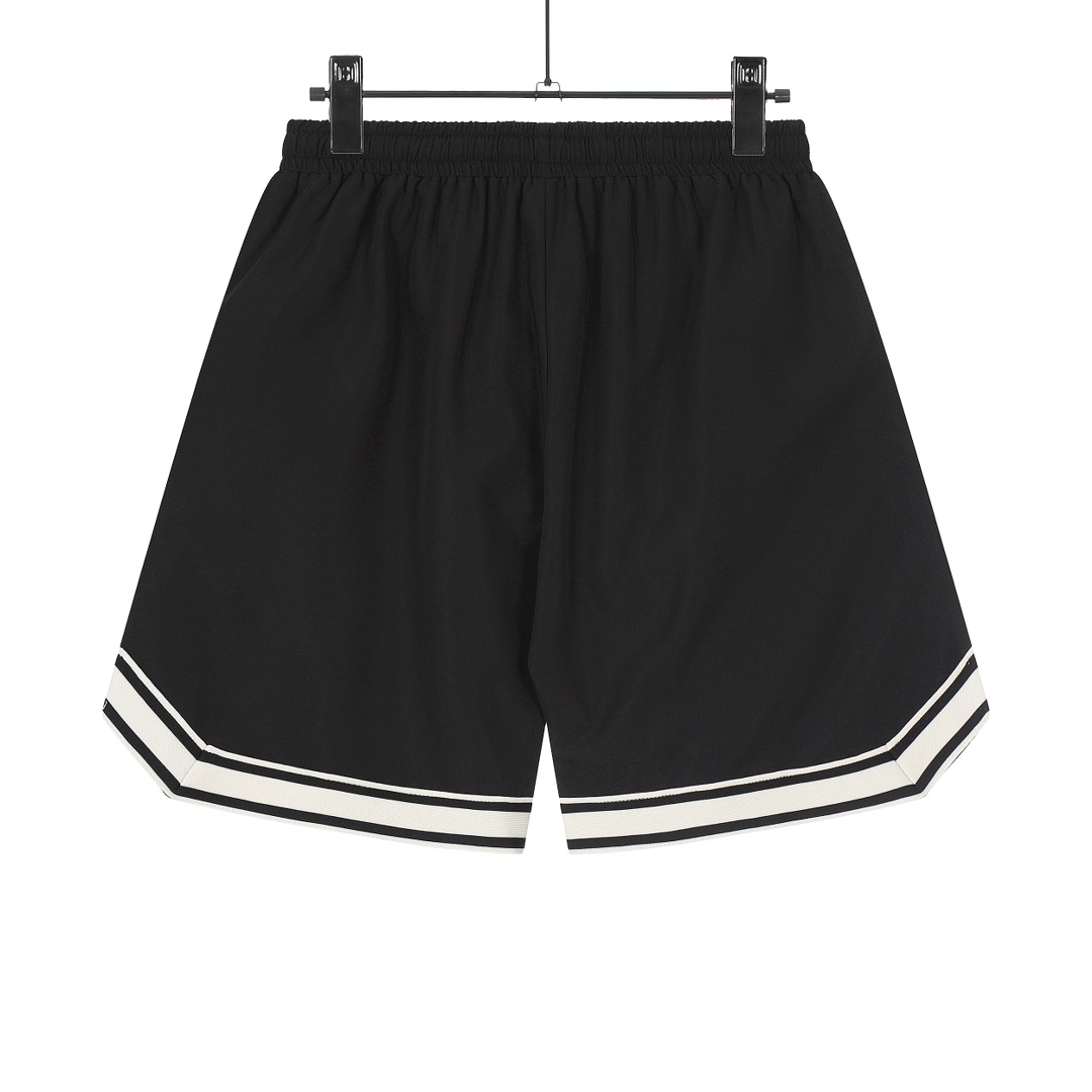 高版本Chrome Hearts克罗心 皮标十字 刺绣梵文短裤