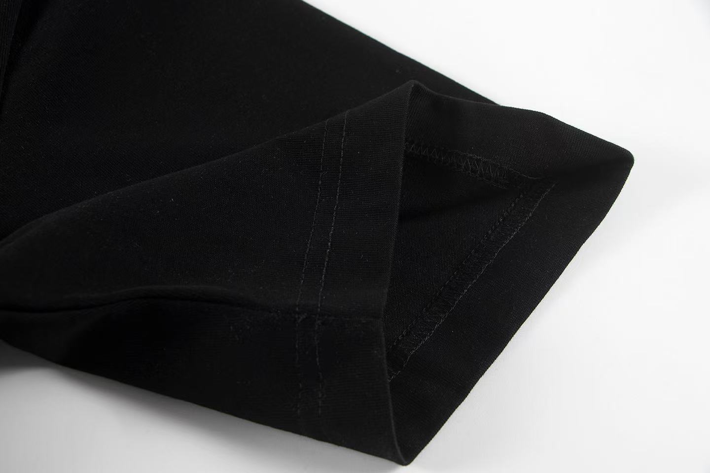 高版本Chrome Hearts克罗心 渐变色马蹄烫钻短袖