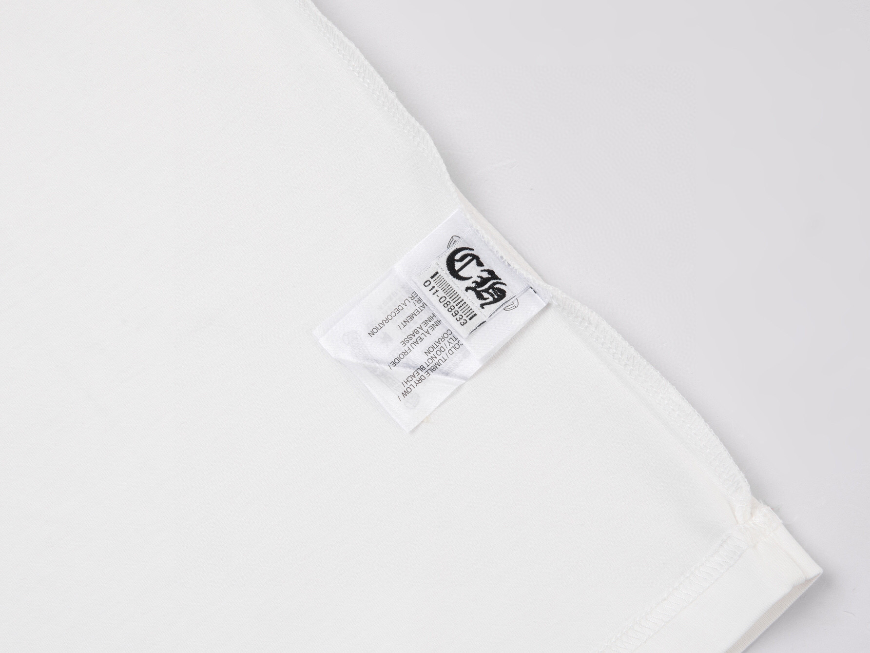 高版本Chrome Hearts克罗心 牛仔马蹄贴布刺绣短袖