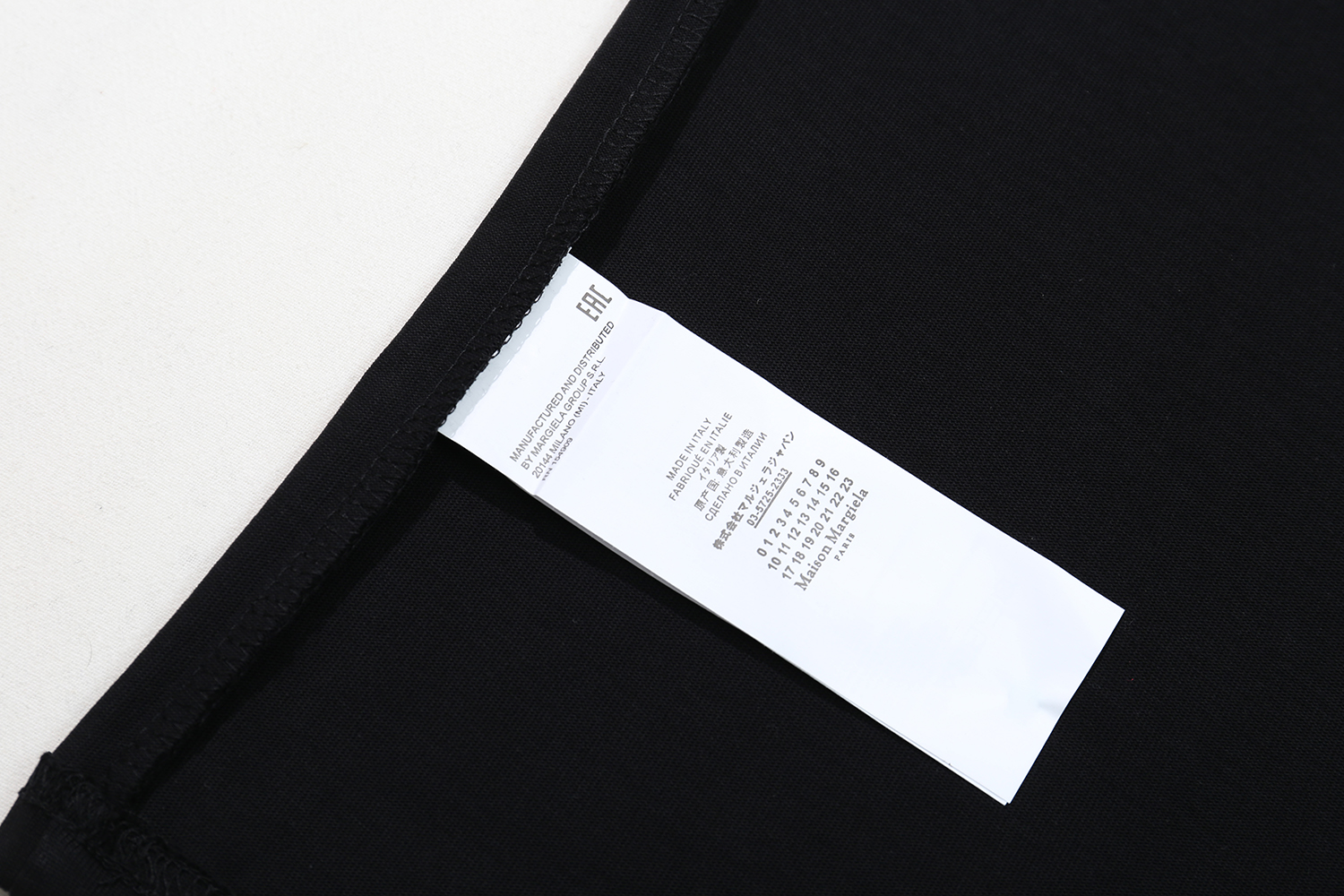 高版本MaisonMargiela/马吉拉 重影数字印花短袖