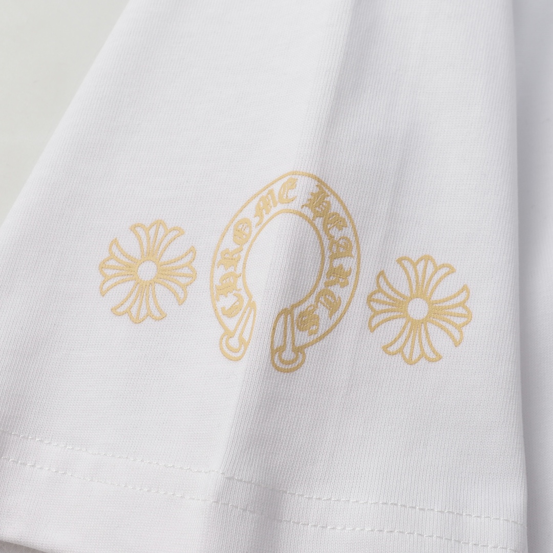 高版本Chrome Hearts 克罗心 迷彩马蹄印花短袖