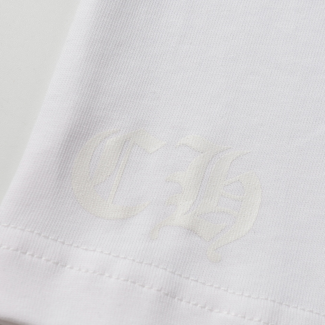 高版本Chrome Hearts 克罗心 迷彩马蹄印花短袖