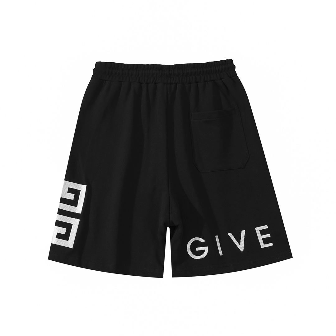 高版本Givenchy纪梵希 4G字母重工刺绣短裤