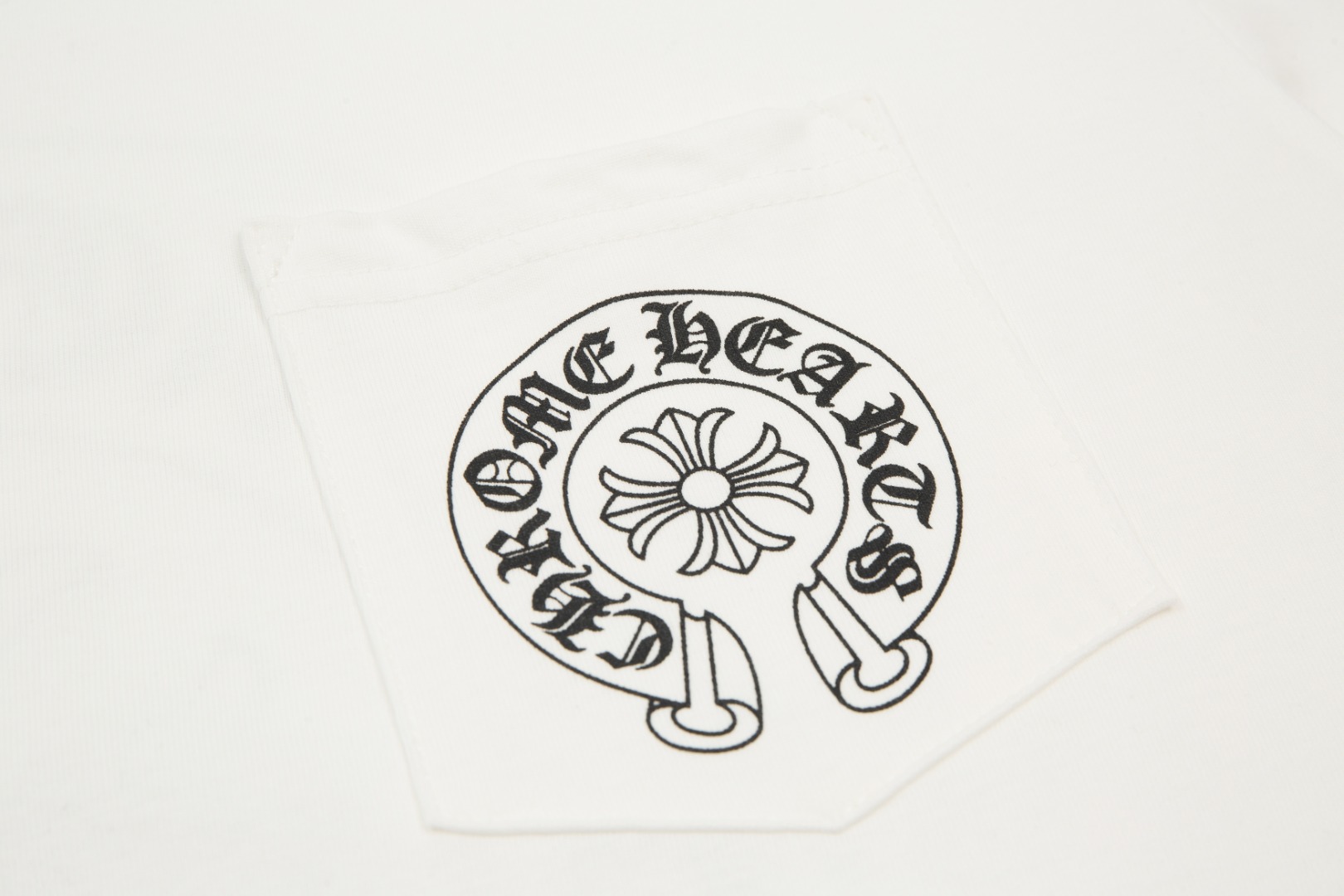 高版本Chrome Hearts 克罗心 梵文马蹄印花短袖