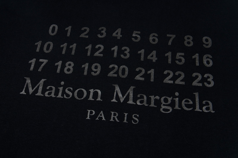 高版本MaisonMargiela/马吉拉 暗黑数字印花短袖