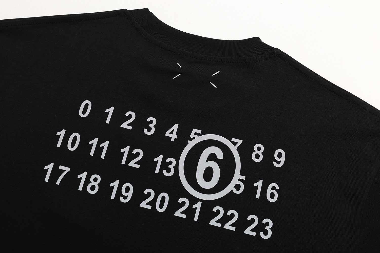 高版本MaisonMargiela/马吉拉 x Tommy Cash联名款数字印花短袖