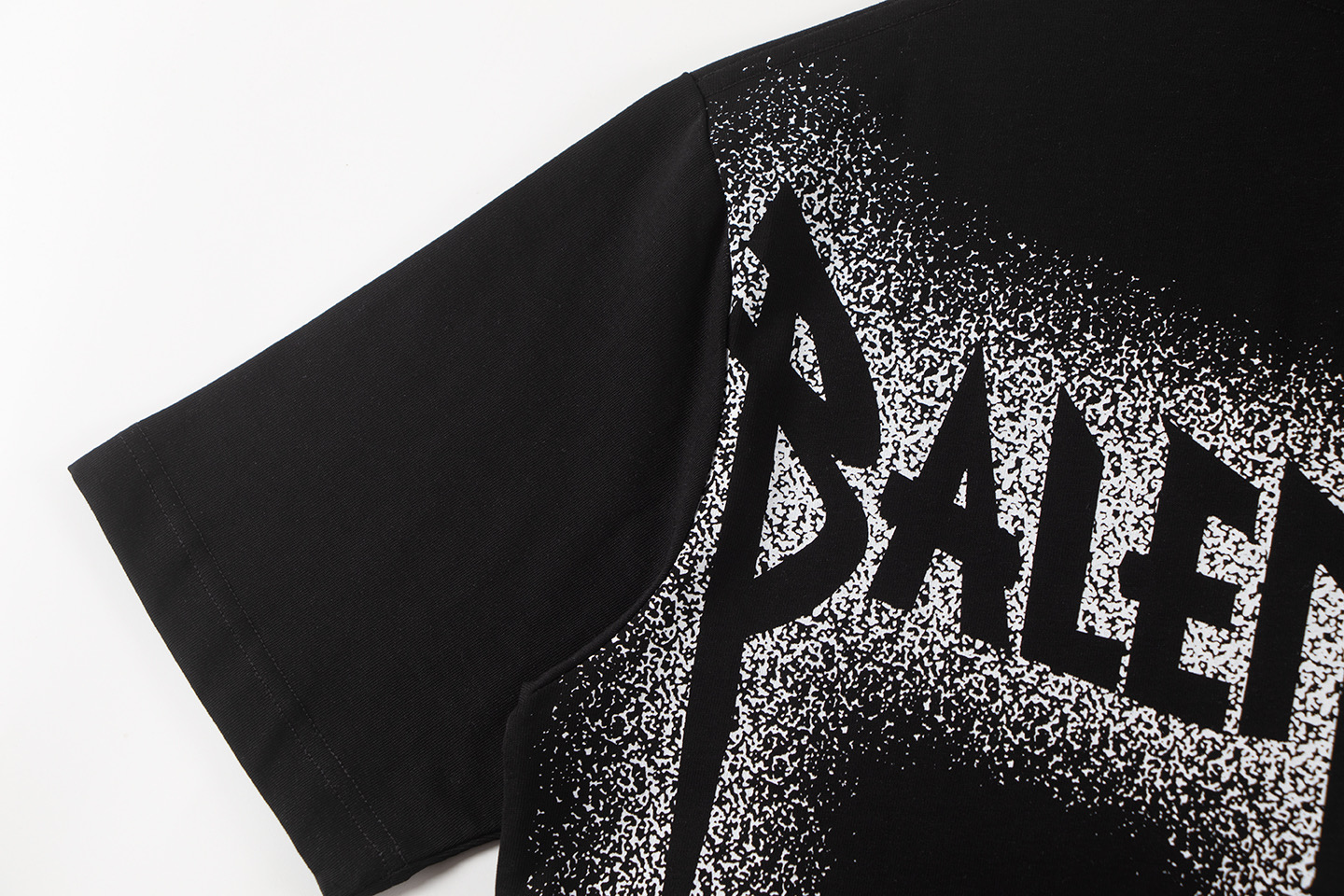 高版本BALENCIAGA/巴黎世家 喷墨字母印花短袖T恤