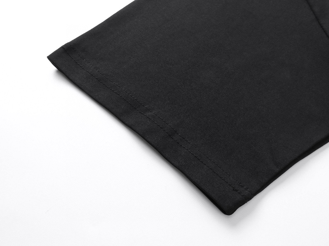 高版本BALENCIAGA/巴黎世家 25ss龟裂字母印花短袖T恤