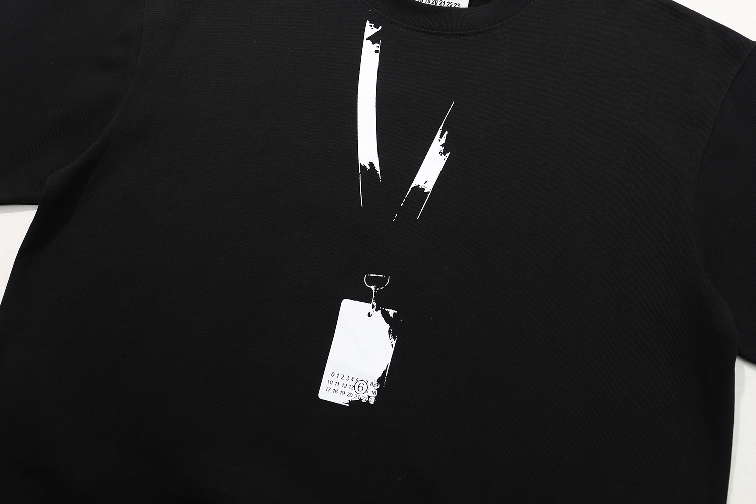 高版本MaisonMargiela/马吉拉 通行证印花短袖