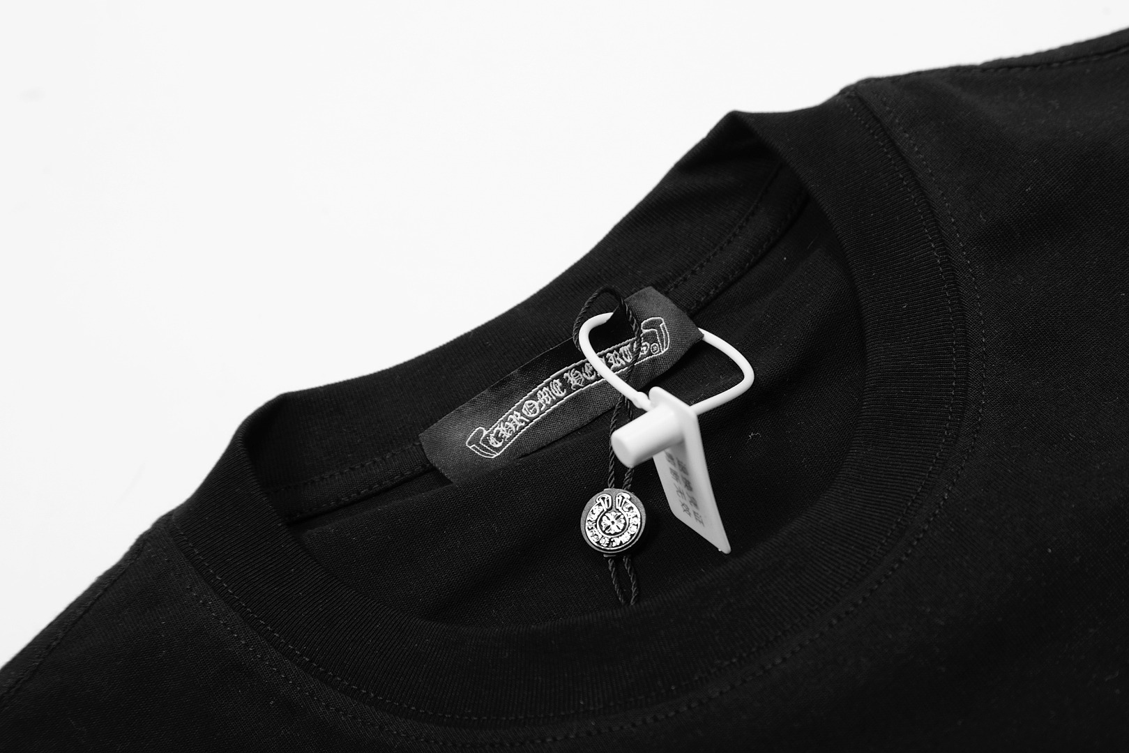 高版本Chrome Hearts克罗心 贴布刺绣马蹄十字短袖