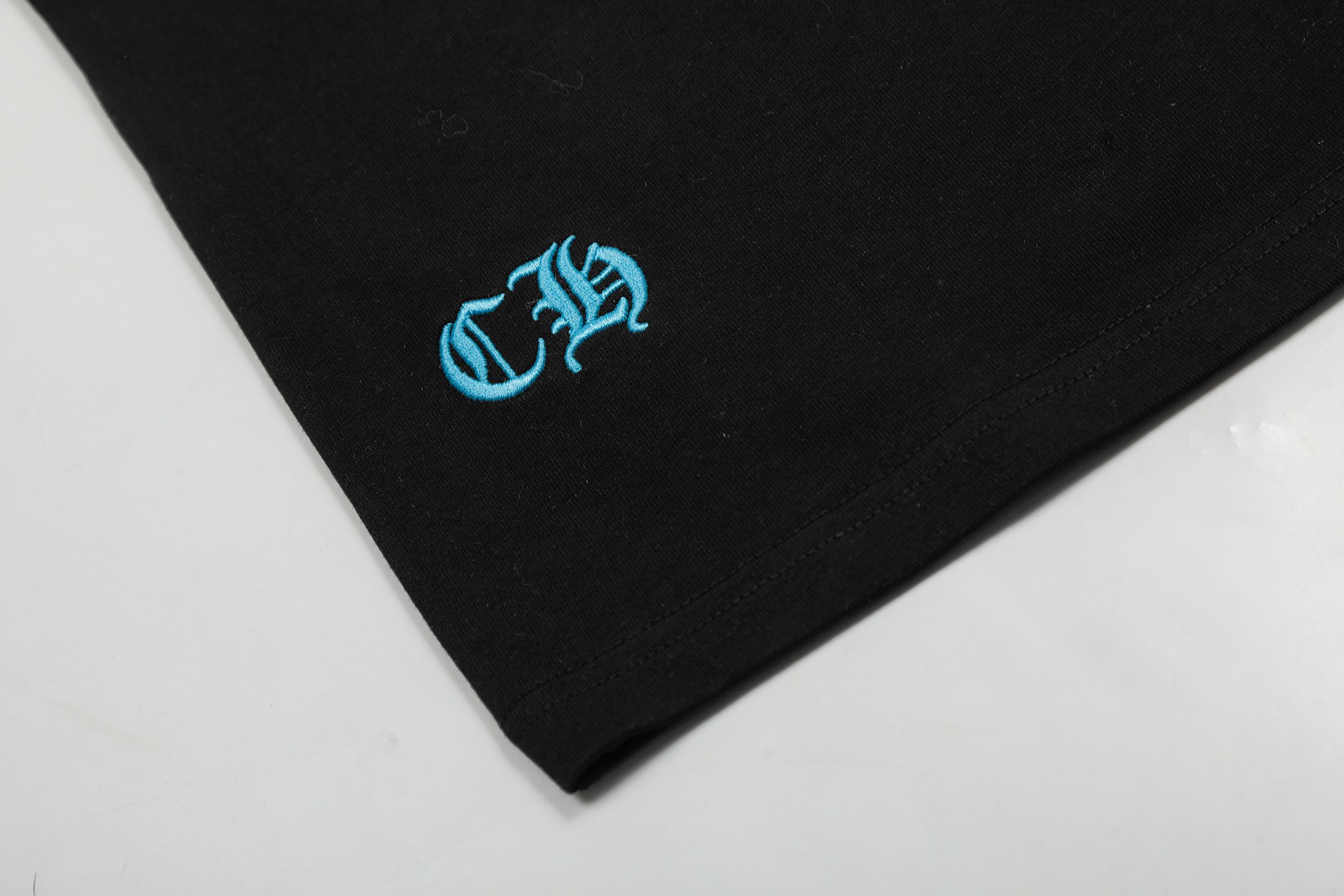 高版本Chrome Hearts克罗心 贴布刺绣马蹄十字短袖