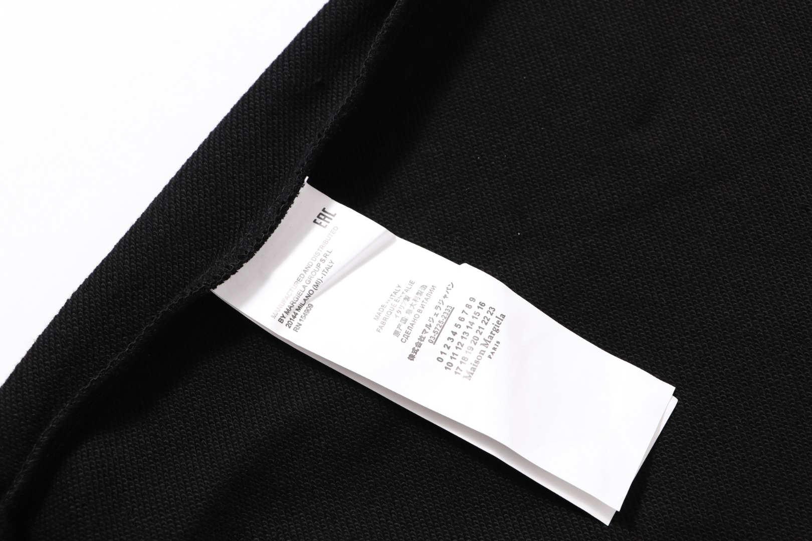 高版本MaisonMargiela/马吉拉 刺绣数字字母连帽卫衣