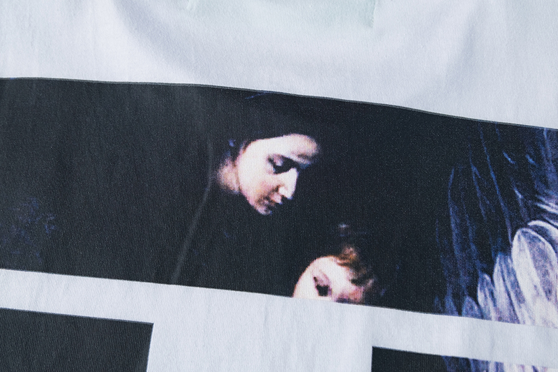 高版本OFF-WHITE 卡拉瓦乔油画箭头款短袖T恤-Chinese UA Cheap High Quatity Brand Clothes Bags handbags Sneakers wholesale wholesaler seller from China Factory suppliers Fashion Clothing Shoes best Quality Beautiful Price 高版本OFF-WHITE 卡拉瓦乔油画箭头款短袖T恤