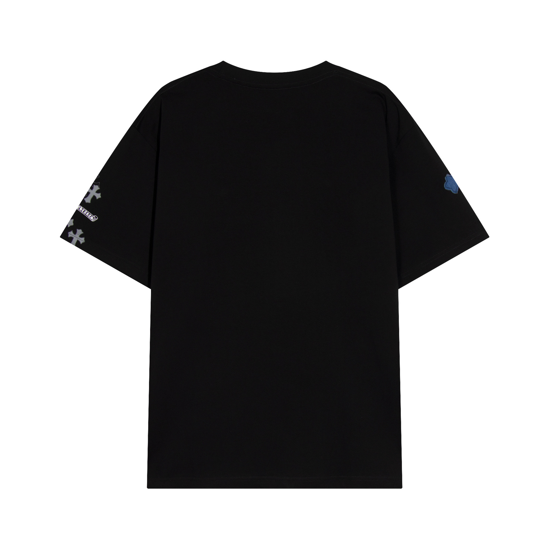 高版本Chrome Hearts克罗心 贴布+金属十字架短袖-High Quatity Cheap Brand wholesale wholesaler seller Clothes Bags handbags Sneakers Top Fashion Clothing Shoes from China Factory Chinese suppliers best Quality Beautiful Price 高版本Chrome Hearts克罗心 贴布+金属十字架短袖