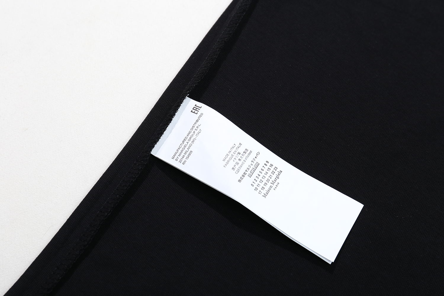 高版本MaisonMargiela/马吉拉 黑白泼墨涂鸦短袖