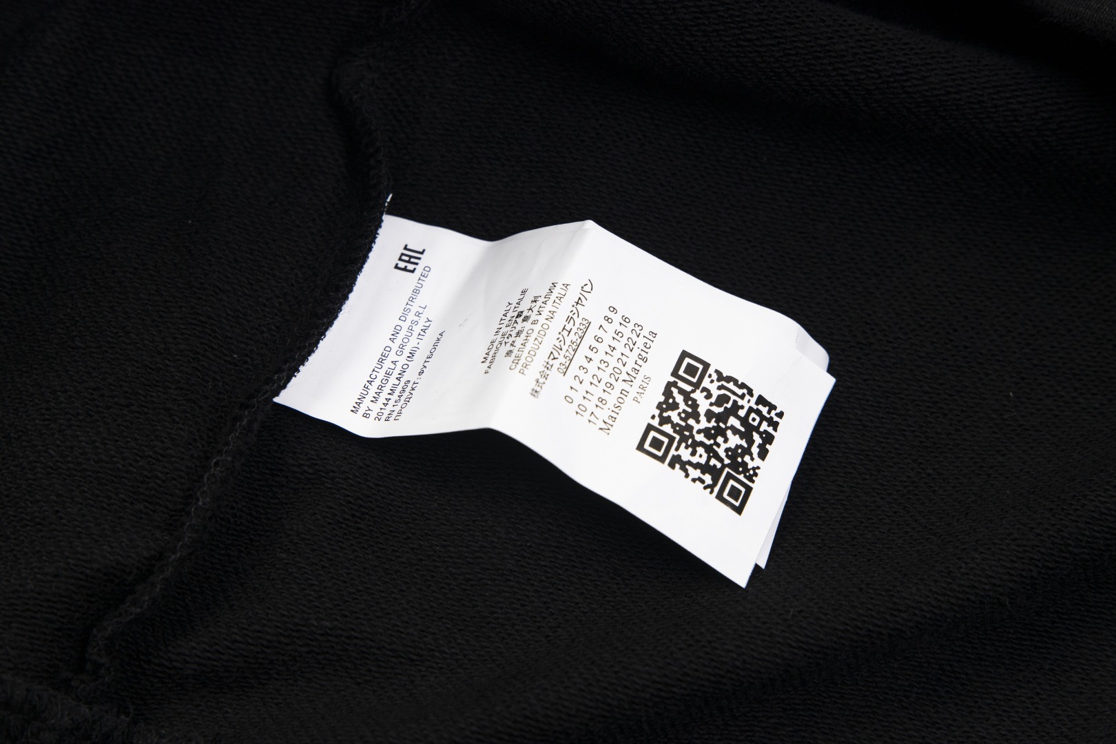 高版本MaisonMargiela/马吉拉 重影数字印花连帽卫衣