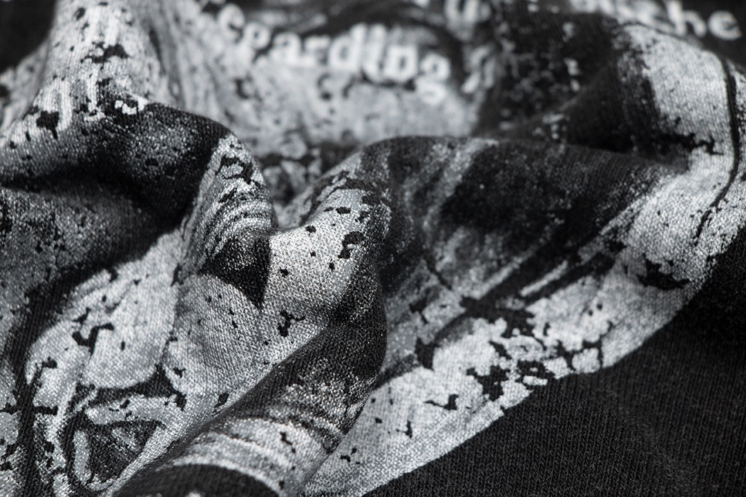 高版本OFF-WHITE 圣马修与天使印花水洗卫衣