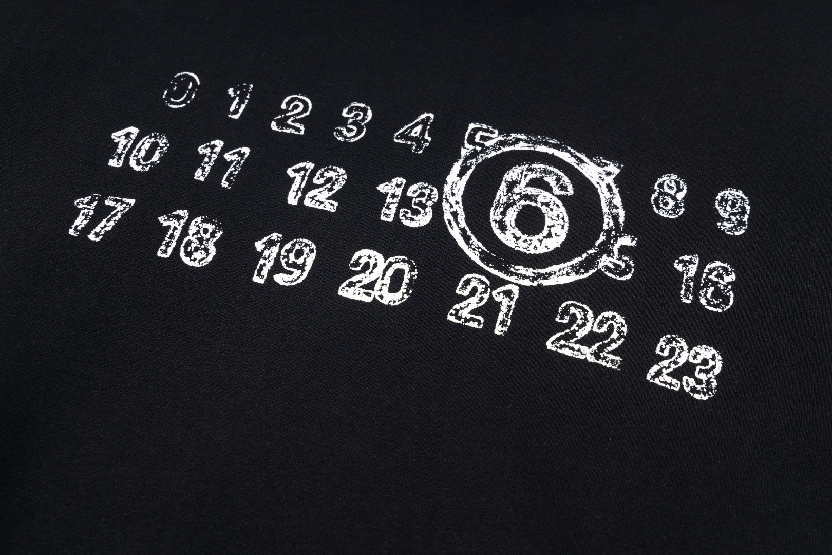 高版本MaisonMargiela/马吉拉 涂鸦数字印花圆领卫衣-Chinese UA Cheap High Quatity Brand Clothes Bags handbags Sneakers wholesale wholesaler seller from China Factory suppliers Fashion Clothing Shoes best Quality Beautiful Price 高版本MaisonMargiela/马吉拉 涂鸦数字印花圆领卫衣