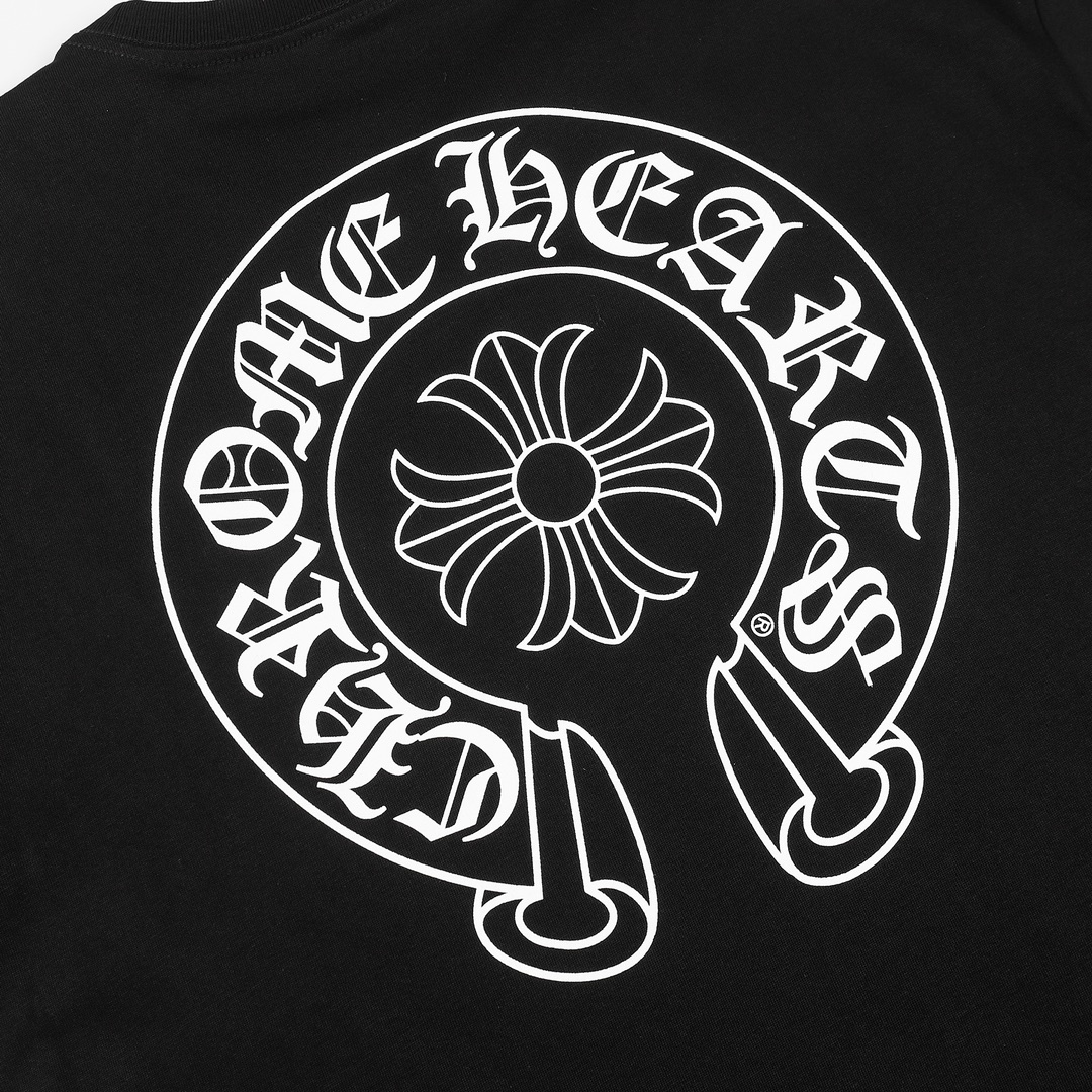 高版本Chrome Hearts克罗心 梵文十字印花短袖-Chinese UA Cheap High Quatity Brand Clothes Bags handbags Sneakers wholesale wholesaler seller from China Factory suppliers Fashion Clothing Shoes best Quality Beautiful Price 高版本Chrome Hearts克罗心 梵文十字印花短袖