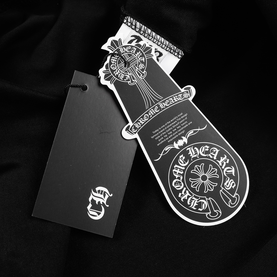 高版本Chrome Hearts克罗心 梵文十字印花短袖-Chinese UA Cheap High Quatity Brand Clothes Bags handbags Sneakers wholesale wholesaler seller from China Factory suppliers Fashion Clothing Shoes best Quality Beautiful Price 高版本Chrome Hearts克罗心 梵文十字印花短袖