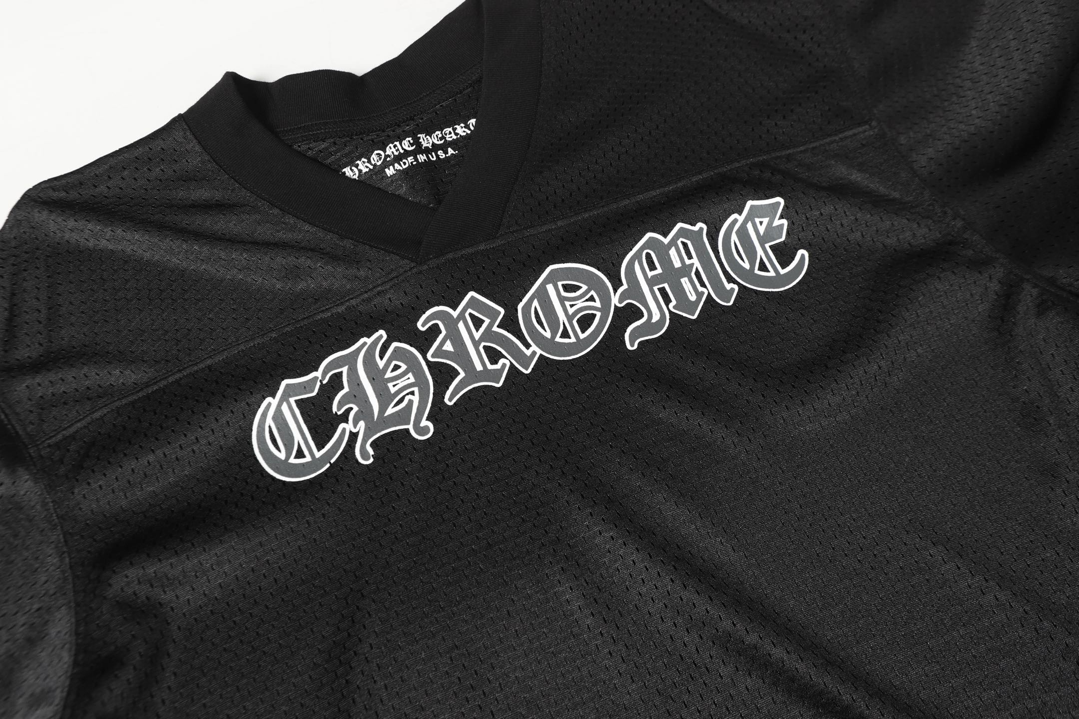 最高版本Chrome Hearts克罗心 梵文网眼冰球服长袖-Chinese UA Cheap High Quatity Brand Clothes Bags handbags Sneakers wholesale wholesaler seller from China Factory suppliers Fashion Clothing Shoes best Quality Beautiful Price 最高版本Chrome Hearts克罗心 梵文网眼冰球服长袖