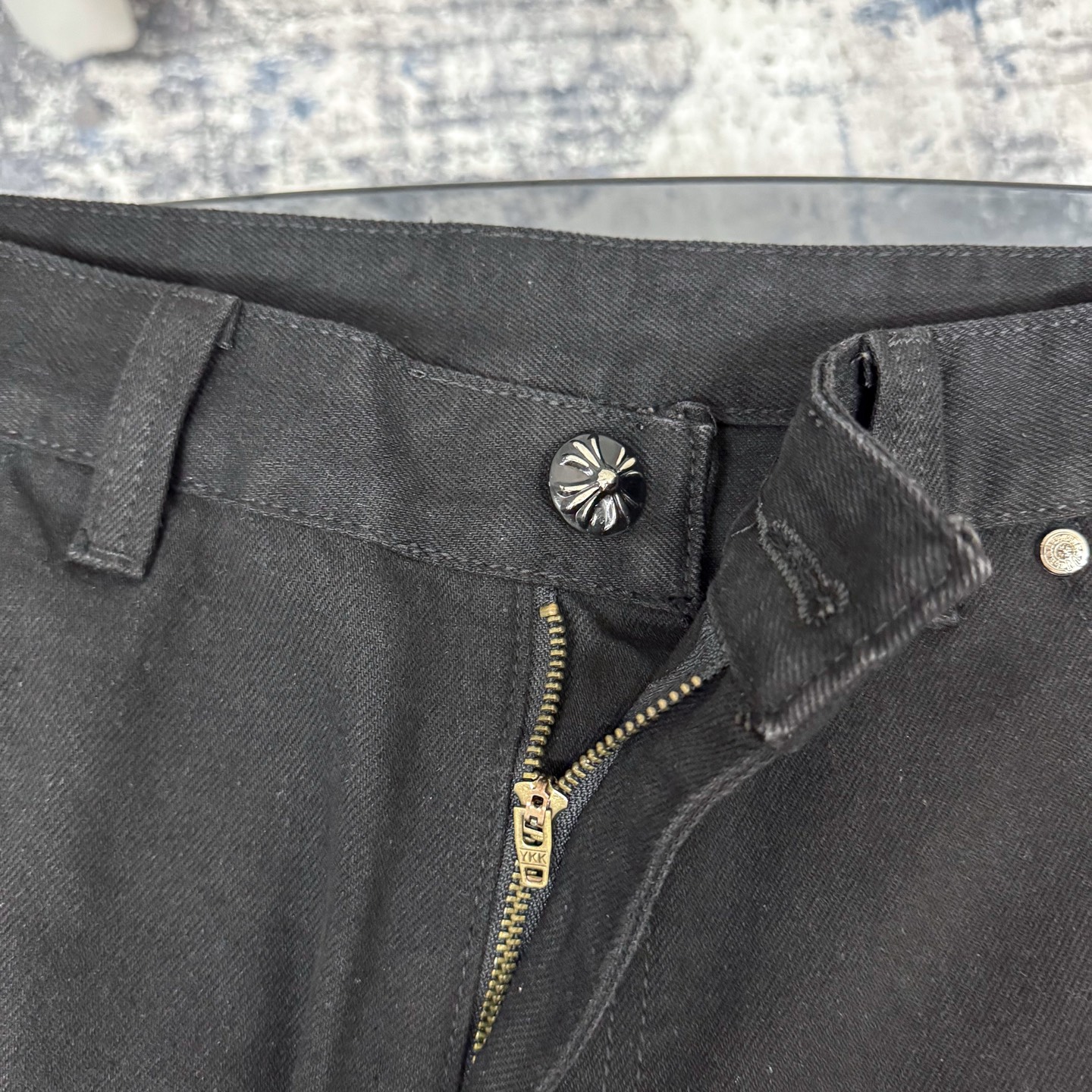 高版本Chrome hearts 克罗心 SexRecords系列涂鸦伐木裤牛仔裤-Chinese UA Cheap High Quatity Brand Clothes Bags handbags Sneakers wholesale wholesaler seller from China Factory suppliers Fashion Clothing Shoes best Quality Beautiful Price 高版本Chrome hearts 克罗心 SexRecords系列涂鸦伐木裤牛仔裤