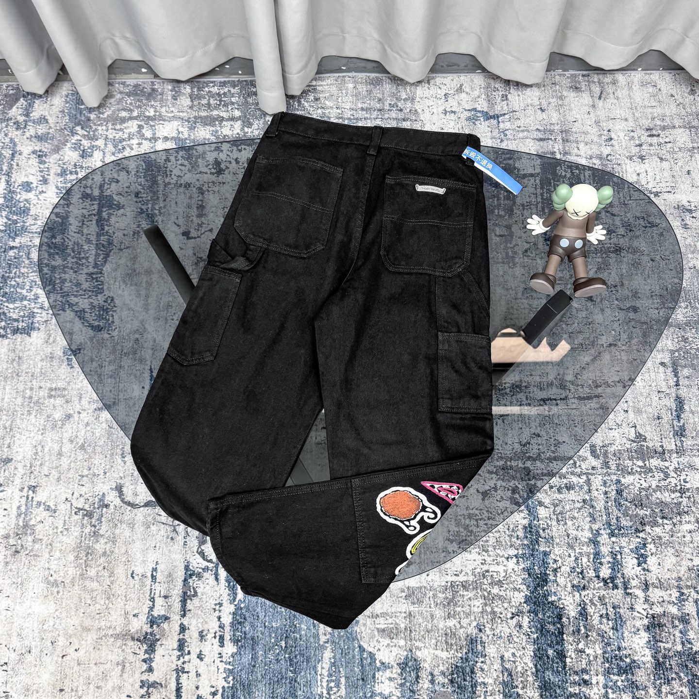 高版本Chrome hearts 克罗心 SexRecords系列涂鸦伐木裤牛仔裤-Chinese UA Cheap High Quatity Brand Clothes Bags handbags Sneakers wholesale wholesaler seller from China Factory suppliers Fashion Clothing Shoes best Quality Beautiful Price 高版本Chrome hearts 克罗心 SexRecords系列涂鸦伐木裤牛仔裤