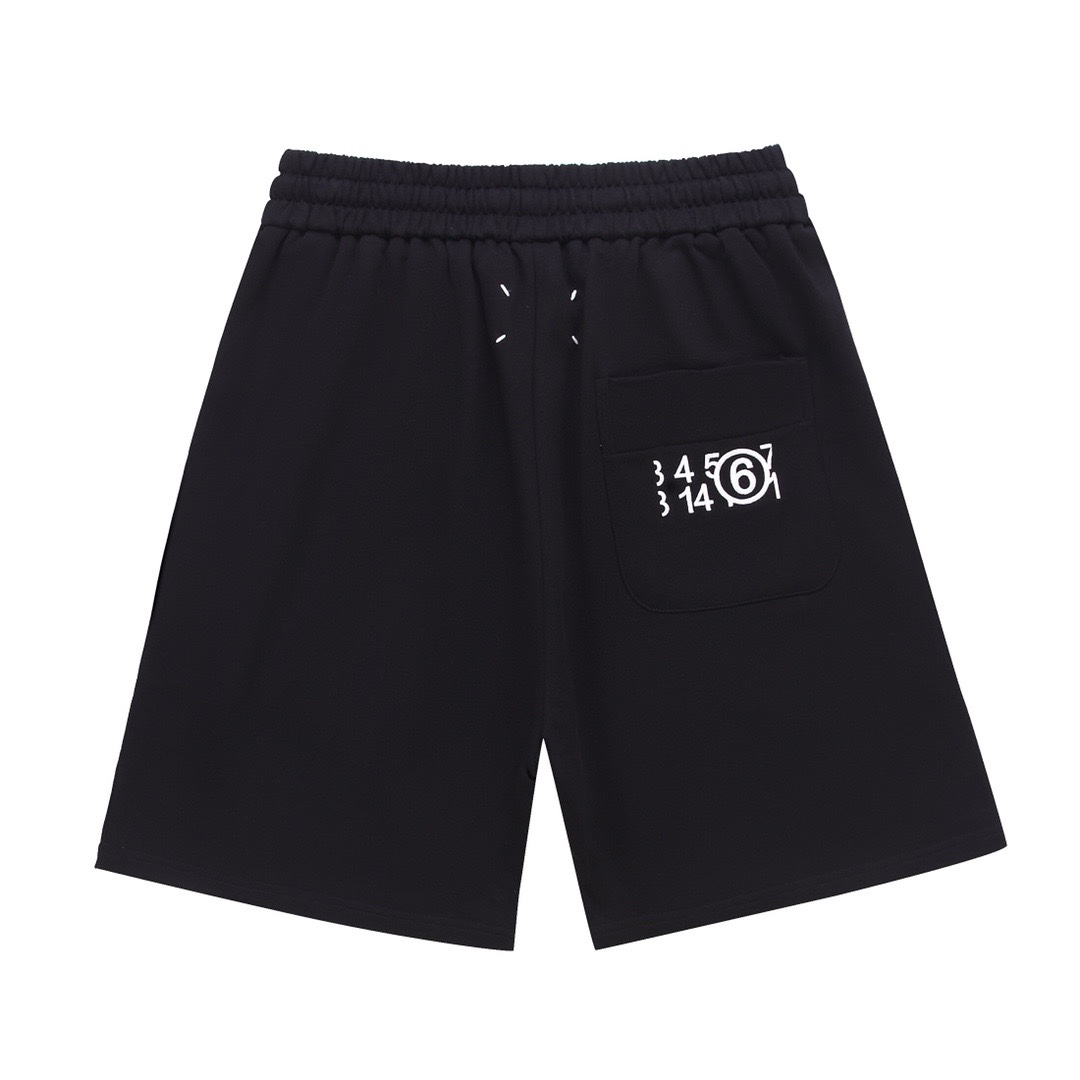 高版本MaisonMargiela/马吉拉 数字刺绣短裤