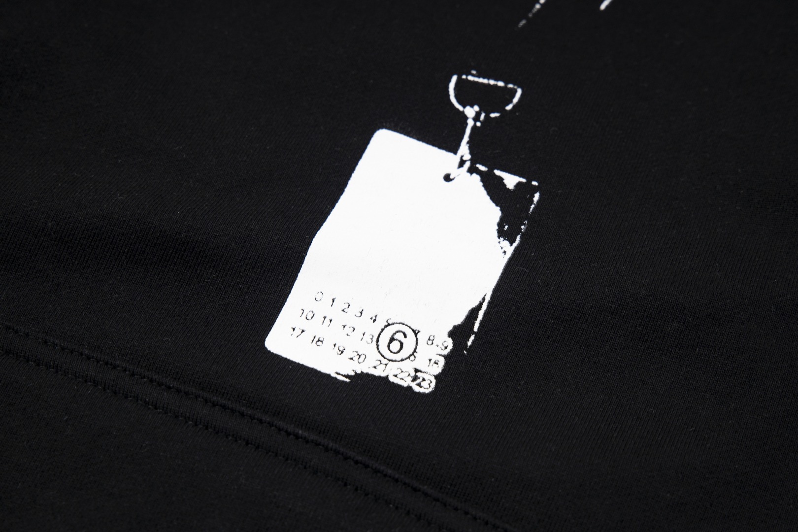 高版本MaisonMargiela/马吉拉 通行证印花连帽卫衣