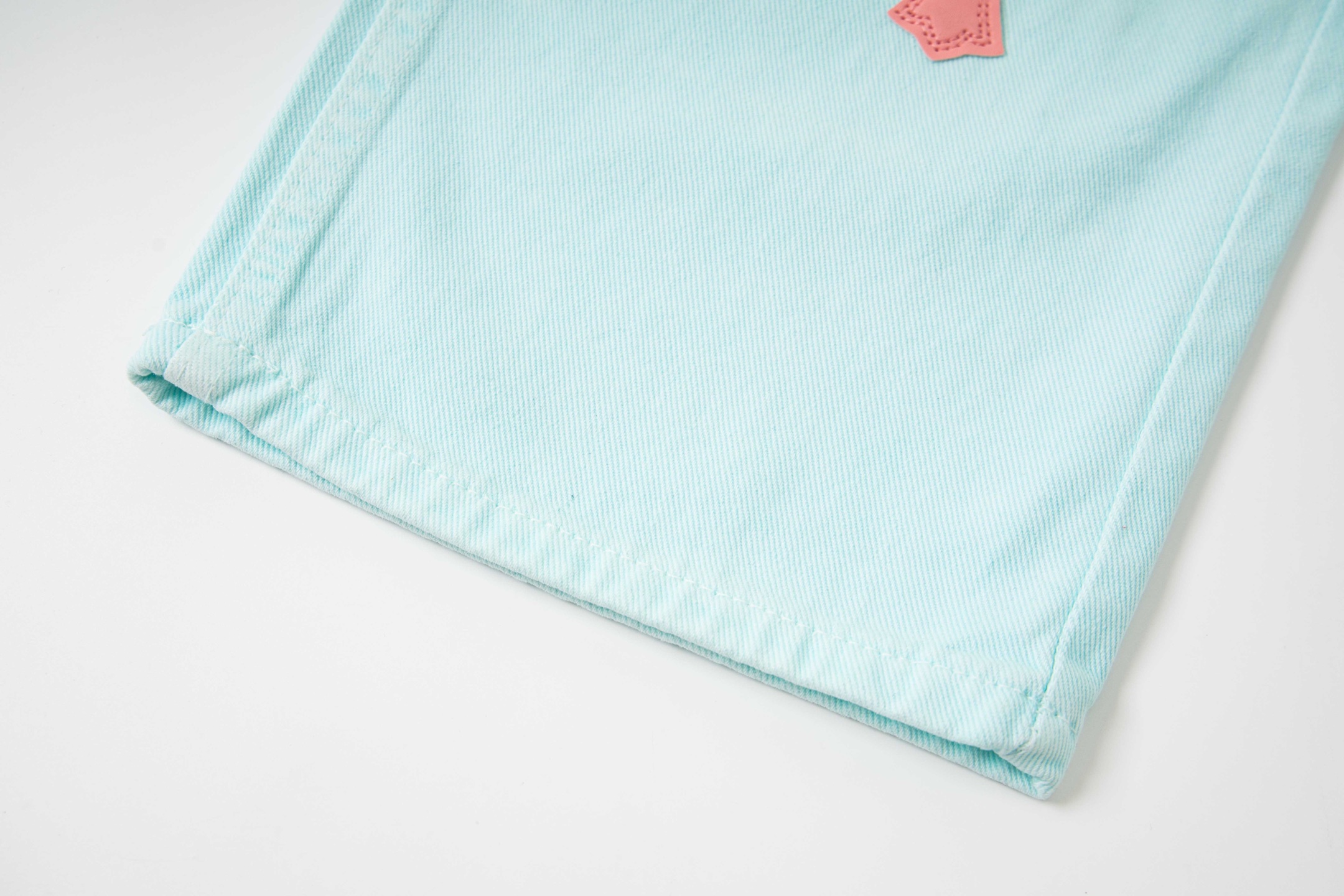 高版本Chrome Hearts克罗心 薄荷绿皮标十字牛仔裤