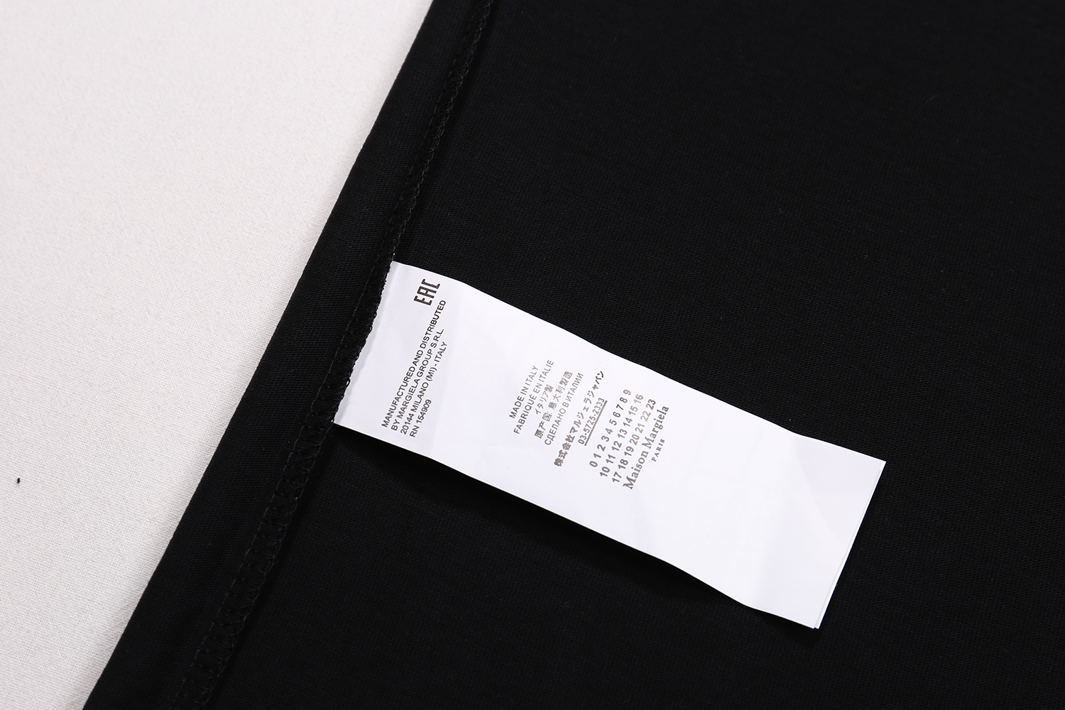 高版本MaisonMargiela/马吉拉 MM6数字印花短袖