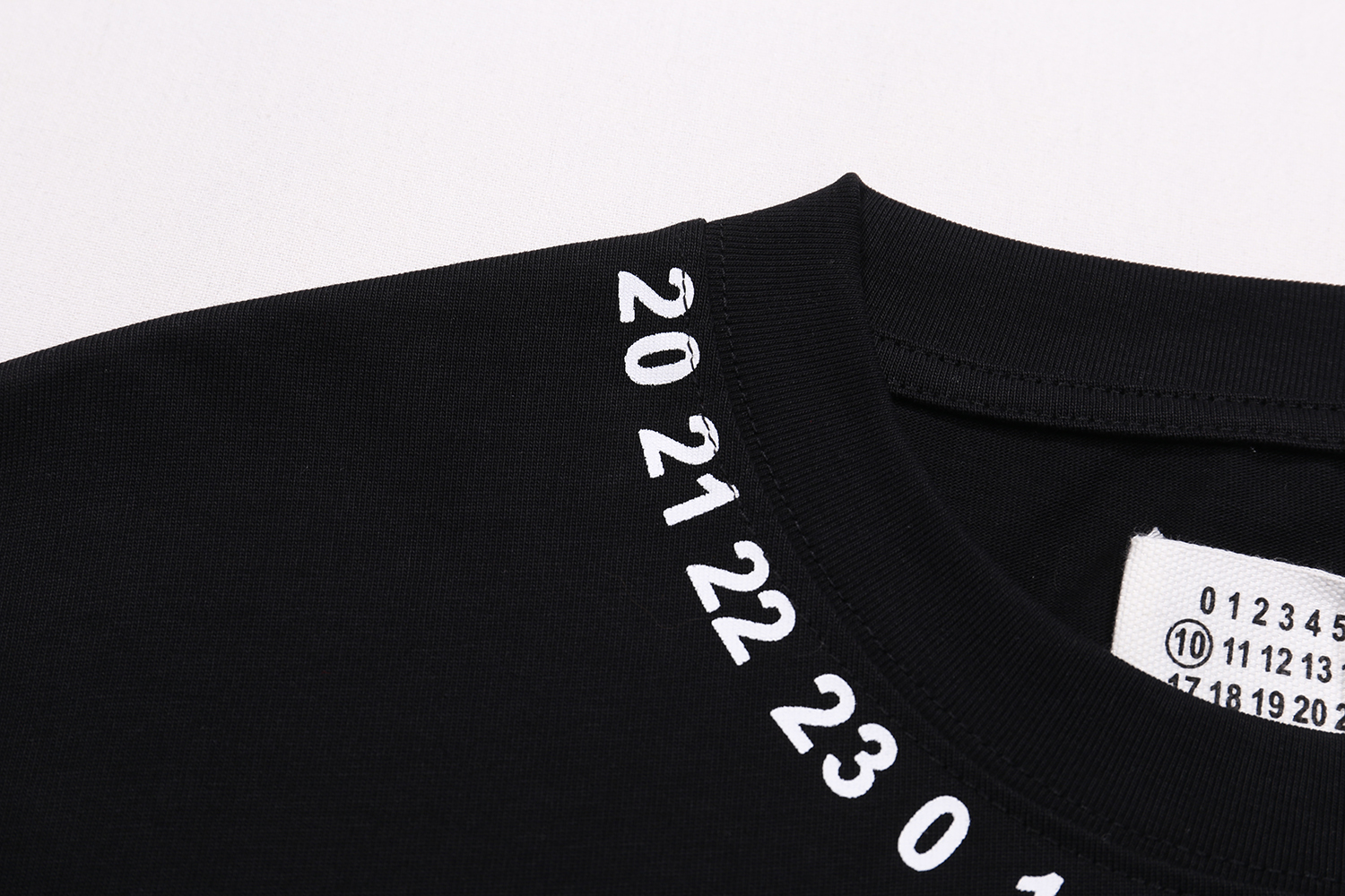 高版本MaisonMargiela/马吉拉 MM6数字印花短袖