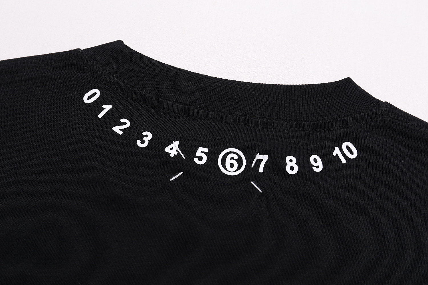 高版本MaisonMargiela/马吉拉 MM6数字印花短袖