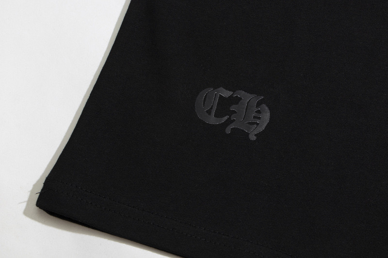 高版本Chrome Hearts克罗心 花臂梵文马蹄印花长袖T恤