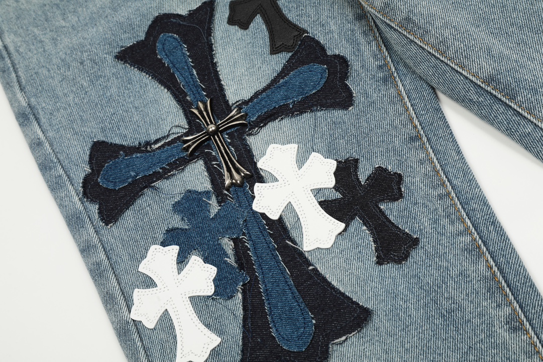 高版本Chrome hearts 克罗心 SexRecords系列展会限定牛王牛仔裤