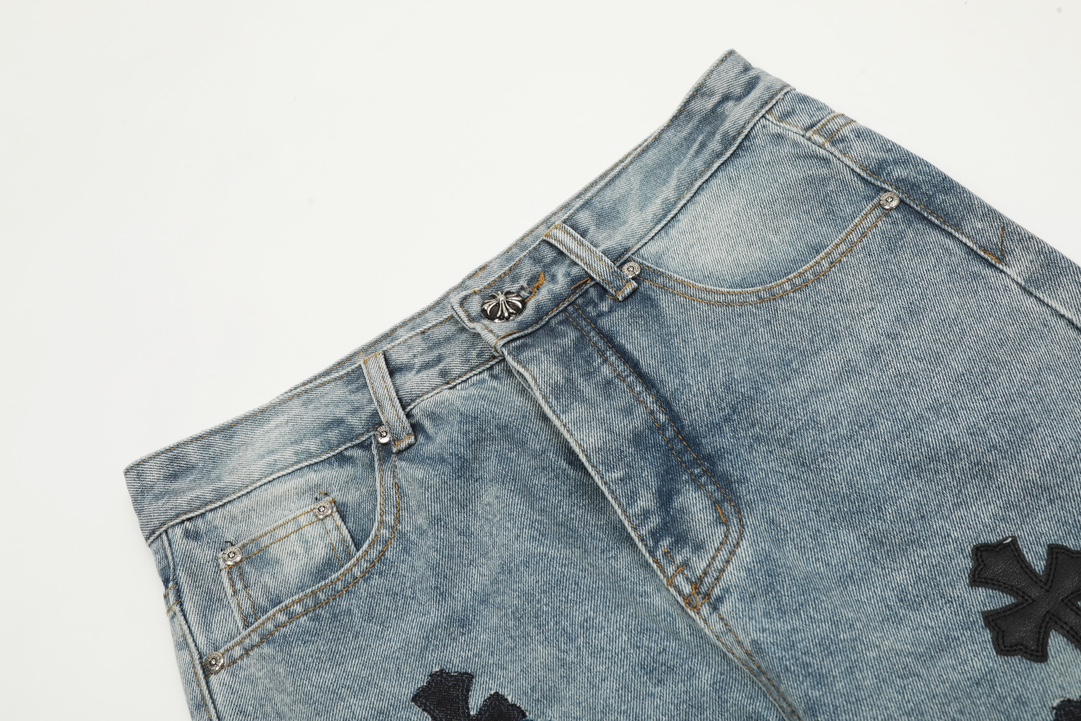 高版本Chrome hearts 克罗心 SexRecords系列展会限定牛王牛仔裤