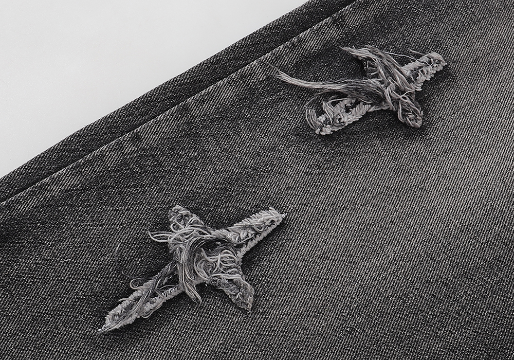 高版本Chrome Hearts 克罗心 磨毛十字水洗牛仔裤-Chinese UA Cheap High Quatity Brand Clothes Bags handbags Sneakers wholesale wholesaler seller from China Factory suppliers Fashion Clothing Shoes best Quality Beautiful Price 高版本Chrome Hearts 克罗心 磨毛十字水洗牛仔裤