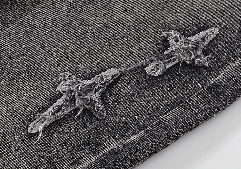 高版本Chrome Hearts 克罗心 磨毛十字水洗牛仔裤-Chinese UA Cheap High Quatity Brand Clothes Bags handbags Sneakers wholesale wholesaler seller from China Factory suppliers Fashion Clothing Shoes best Quality Beautiful Price 高版本Chrome Hearts 克罗心 磨毛十字水洗牛仔裤