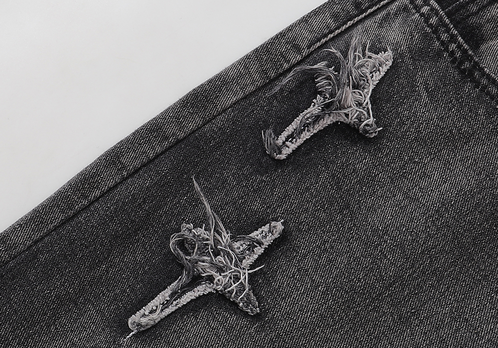 高版本Chrome Hearts 克罗心 磨毛十字水洗牛仔裤-Chinese UA Cheap High Quatity Brand Clothes Bags handbags Sneakers wholesale wholesaler seller from China Factory suppliers Fashion Clothing Shoes best Quality Beautiful Price 高版本Chrome Hearts 克罗心 磨毛十字水洗牛仔裤