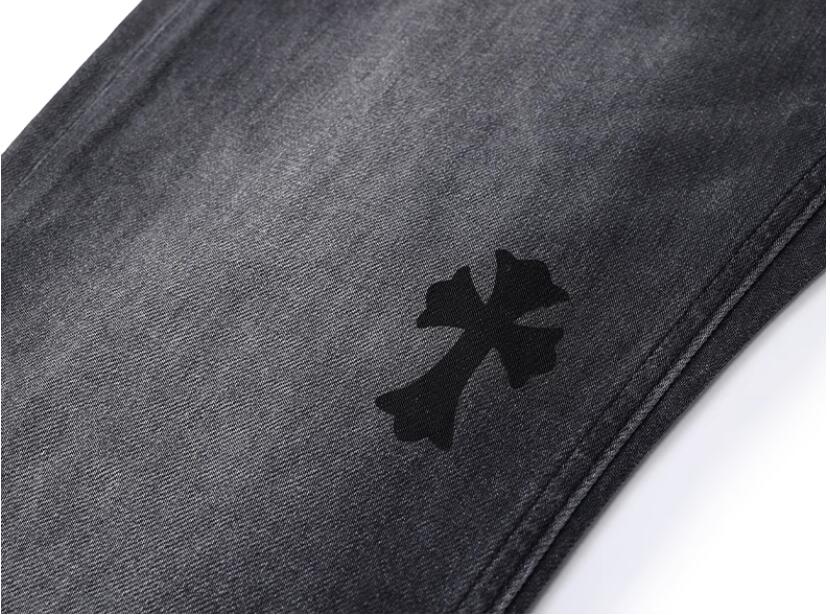 高版本Chrome Hearts 克罗心 十字水洗牛仔裤