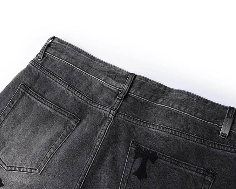 高版本Chrome Hearts 克罗心 十字水洗牛仔裤