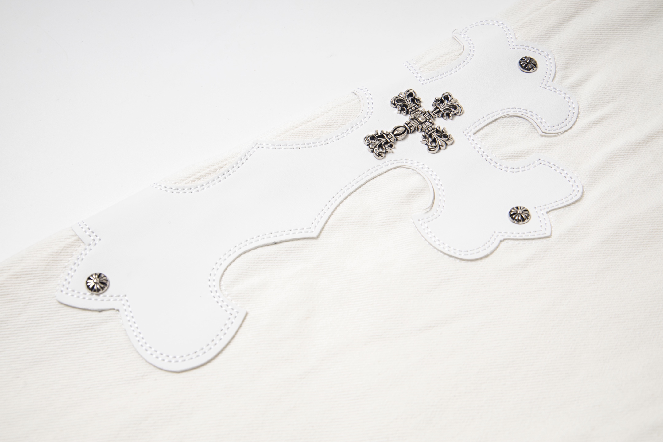 高版本Chrome hearts 克罗心 SexRecords系列展会限定牛王牛仔裤 纯白神仙配色