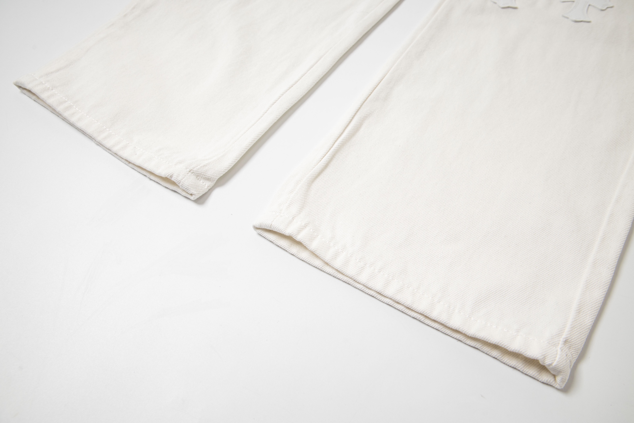 高版本Chrome hearts 克罗心 SexRecords系列展会限定牛王牛仔裤 纯白神仙配色