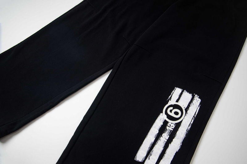 高版本MaisonMargiela/马吉拉 涂鸦数字印花阔腿休闲裤卫裤