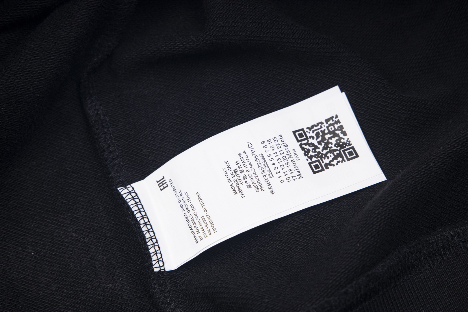 高版本MaisonMargiela/马吉拉 胶带数字印花连帽卫衣-Chinese UA Cheap High Quatity Brand Clothes Bags handbags Sneakers wholesale wholesaler seller from China Factory suppliers Fashion Clothing Shoes best Quality Beautiful Price 高版本MaisonMargiela/马吉拉 胶带数字印花连帽卫衣
