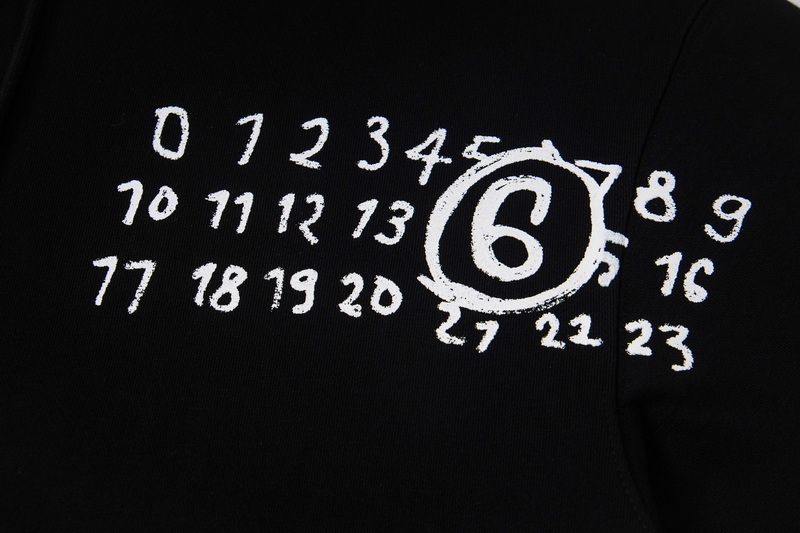 高版本MaisonMargiela/马吉拉 侧边数字印花连帽卫衣-Chinese UA Cheap High Quatity Brand Clothes Bags handbags Sneakers wholesale wholesaler seller from China Factory suppliers Fashion Clothing Shoes best Quality Beautiful Price 高版本MaisonMargiela/马吉拉 侧边数字印花连帽卫衣