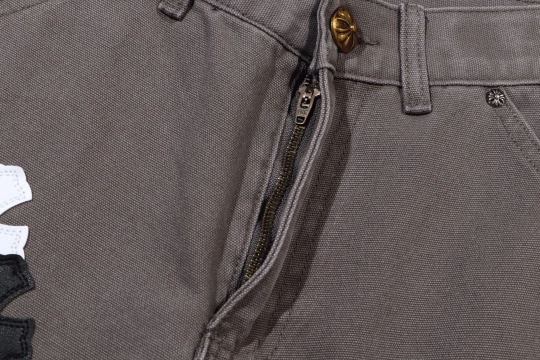 高版本Chrome hearts克罗心 皮标十字伐木裤牛仔裤-Chinese UA Cheap High Quatity Brand Clothes Bags handbags Sneakers wholesale wholesaler seller from China Factory suppliers Fashion Clothing Shoes best Quality Beautiful Price 高版本Chrome hearts克罗心 皮标十字伐木裤牛仔裤