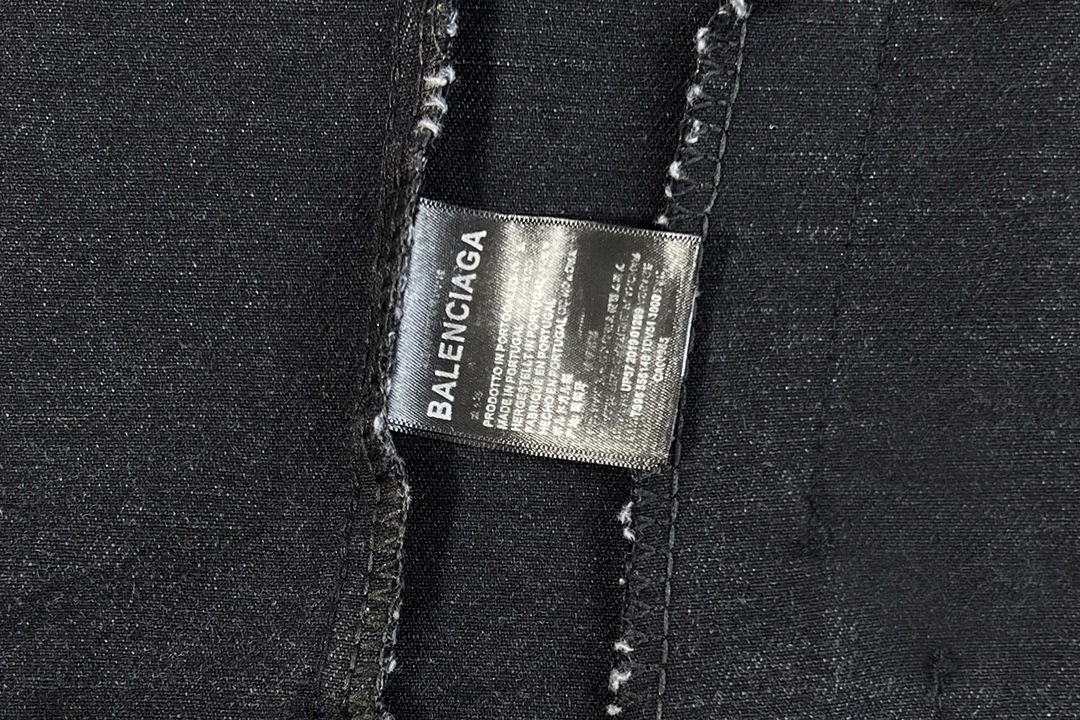 高版本BALENCIAGA/巴黎世家 双B涂鸦字母印花牛仔外套