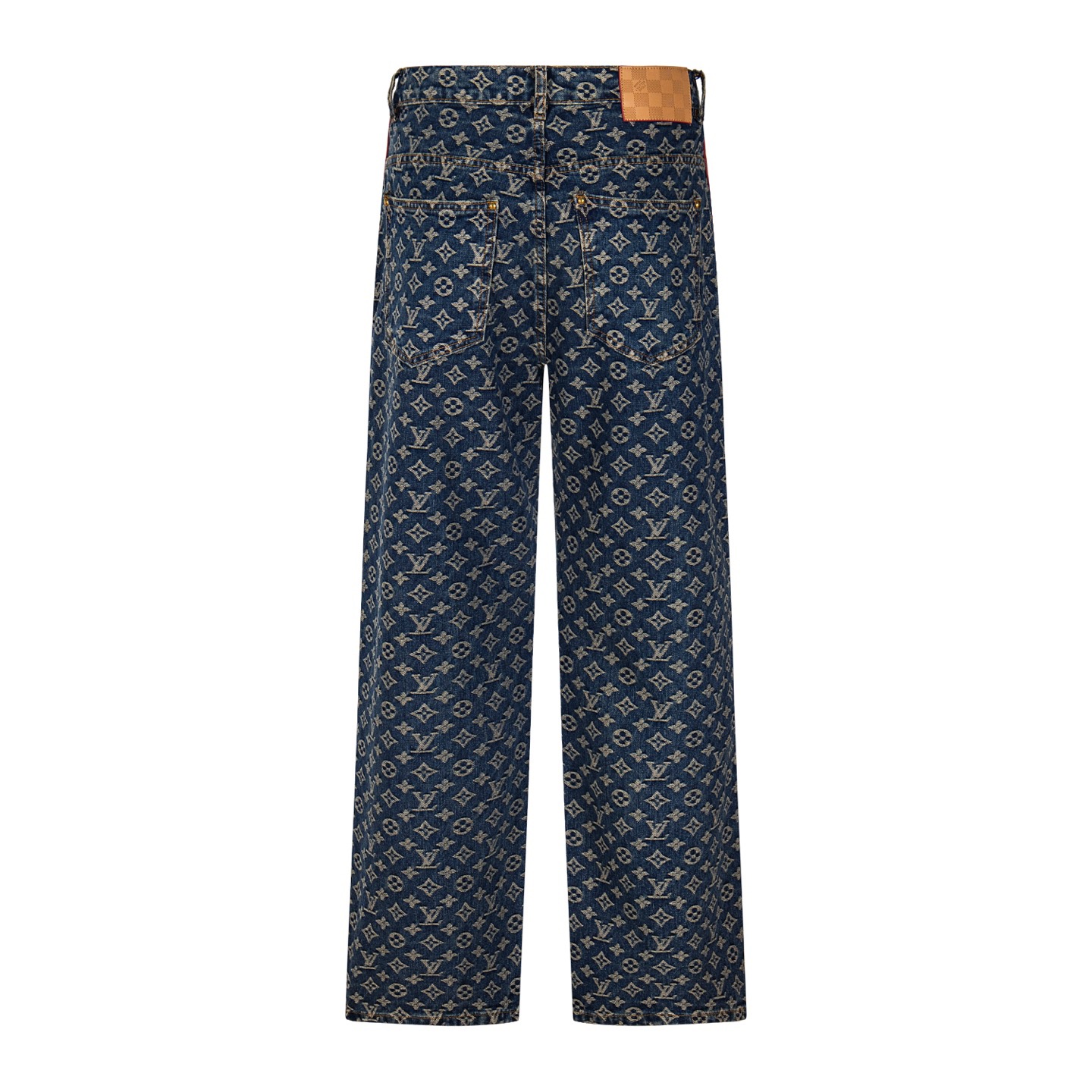 Louis Vuitton路易威登 25SS侧边皮条提花牛仔裤-Chinese UA Cheap High Quatity Brand Clothes Bags handbags Sneakers wholesale wholesaler seller from China Factory suppliers Fashion Clothing Shoes best Quality Beautiful Price Louis Vuitton路易威登 25SS侧边皮条提花牛仔裤