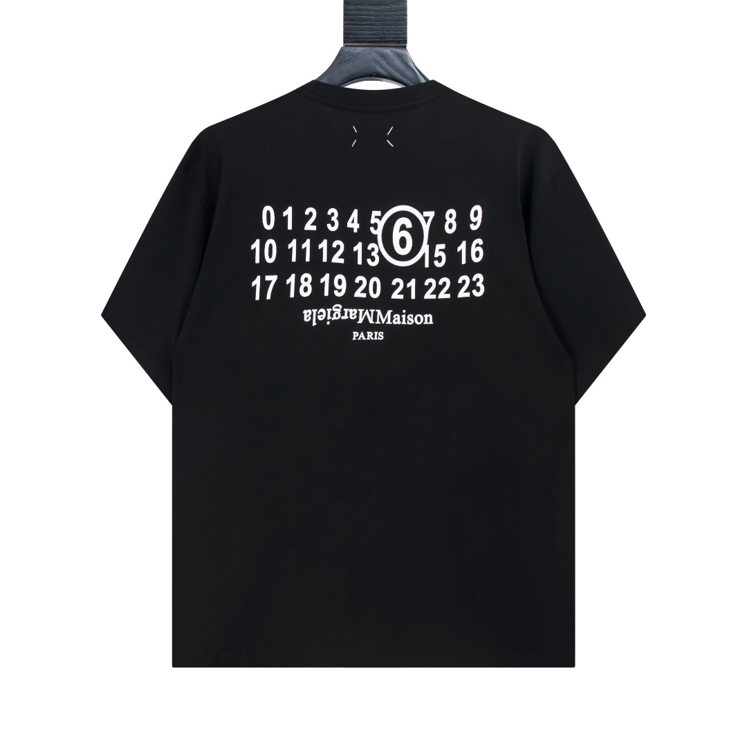 高版本MaisonMargiela/马吉拉 数字印花短袖-Chinese UA Cheap High Quatity Brand Clothes Bags handbags Sneakers wholesale wholesaler seller from China Factory suppliers Fashion Clothing Shoes best Quality Beautiful Price 高版本MaisonMargiela/马吉拉 数字印花短袖